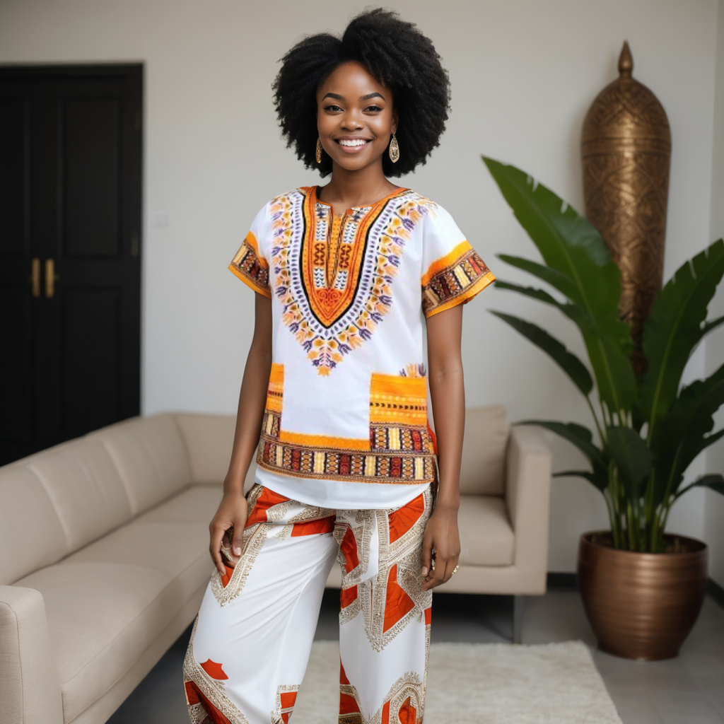Traditional Unisex Dashiki Shirts (X-Small Sizes)