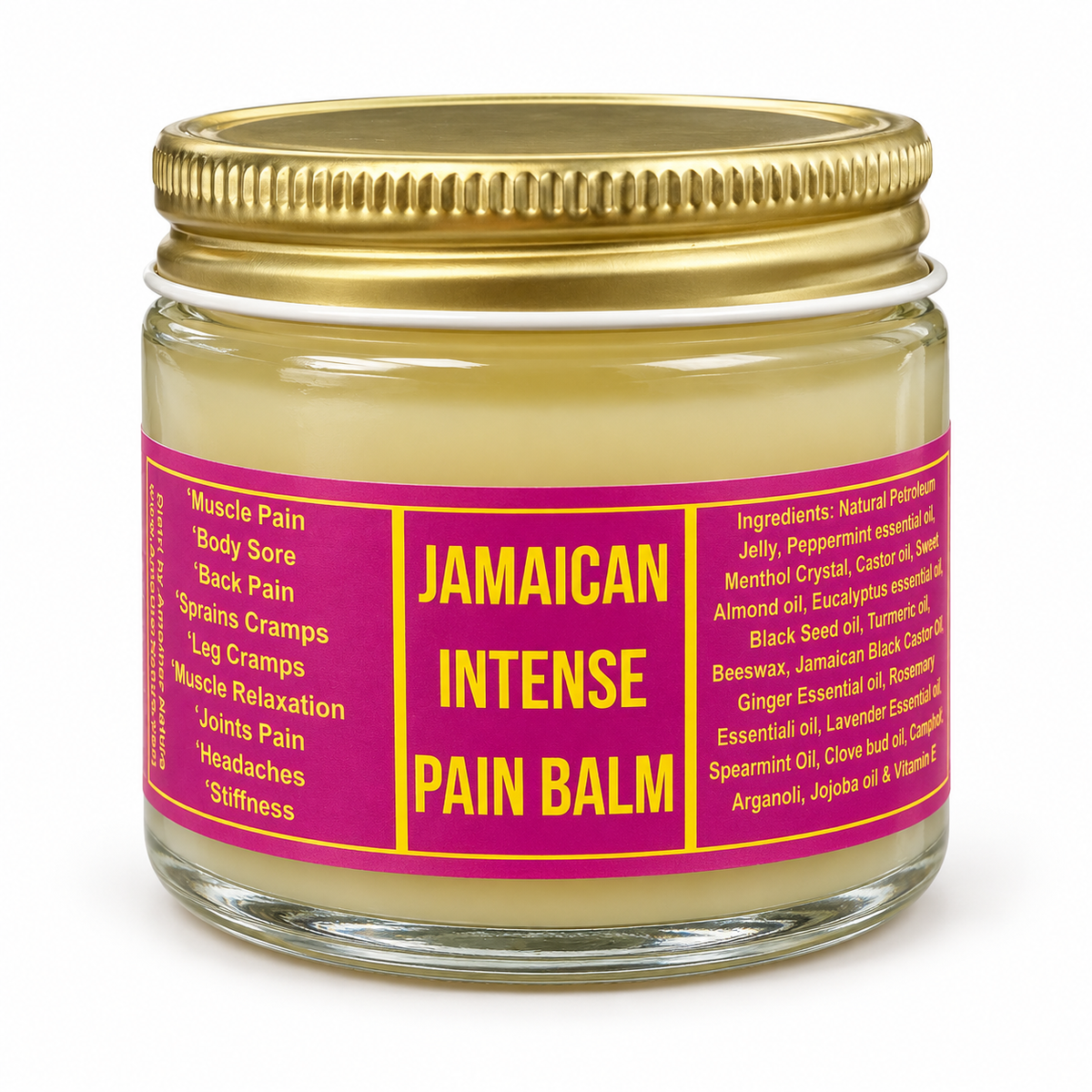 Jamaican Intense Pain Balm – Herbal Massage Balm