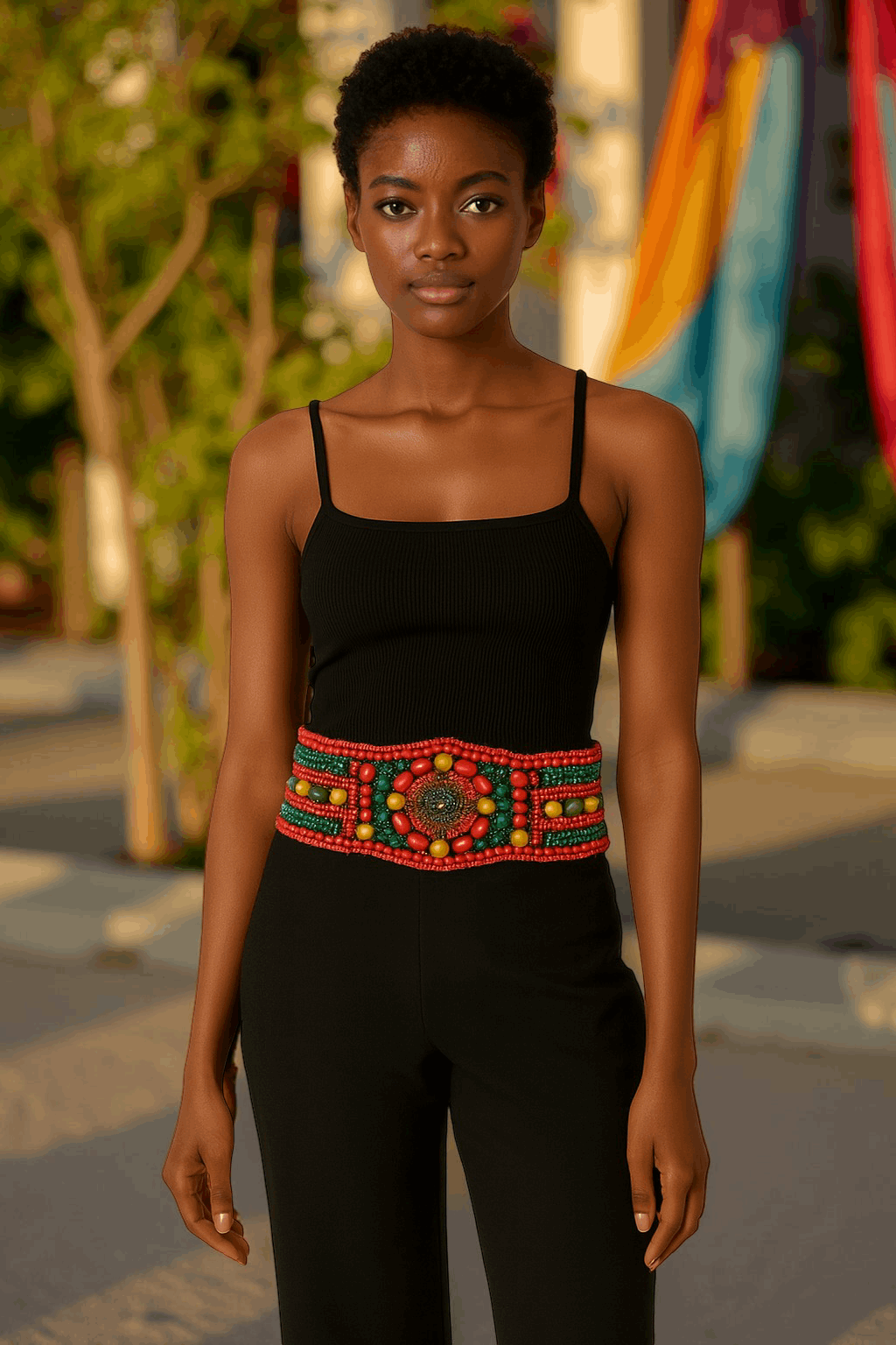 Handcrafted African Beaded Belt