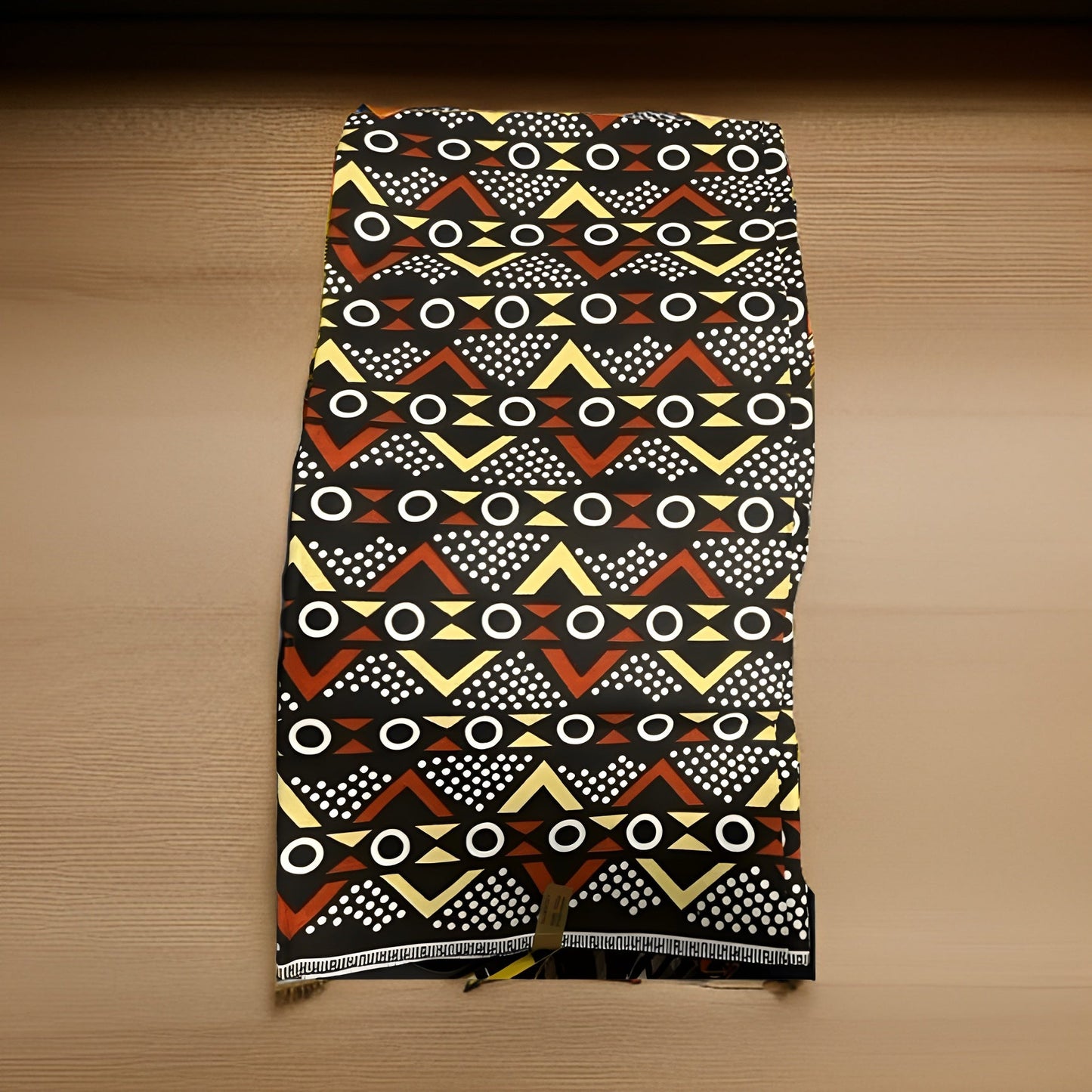 African Black O's Print Ankara Fabric 6yrds - Premium African Fabric from MAGOS - Just $30! Shop this and more African Fabric now