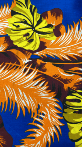 African Blue Floral Print Ankara Fabric 6yrds - Premium African Fabric from MAGOS - Just $30.00! Shop this and more African Fabric now