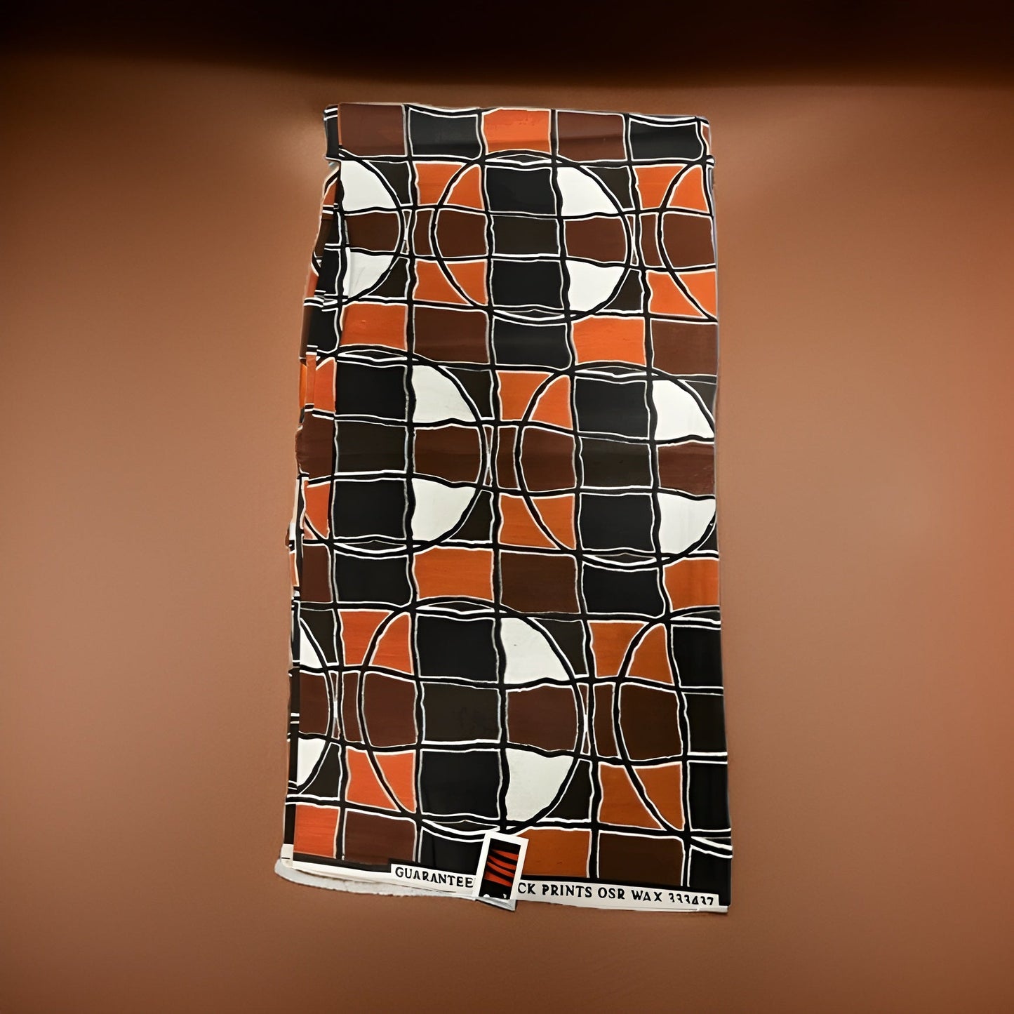 African Brown/Black/White Print Ankara Fabric 6yrds - Premium African Fabric from MAGOS - Just $30! Shop this and more African Fabric now