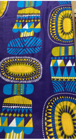 African Purple/Yellow Print Ankara Fabric 6yrds - Premium African Fabric from MAGOS - Just $30.00! Shop this and more African Fabric now