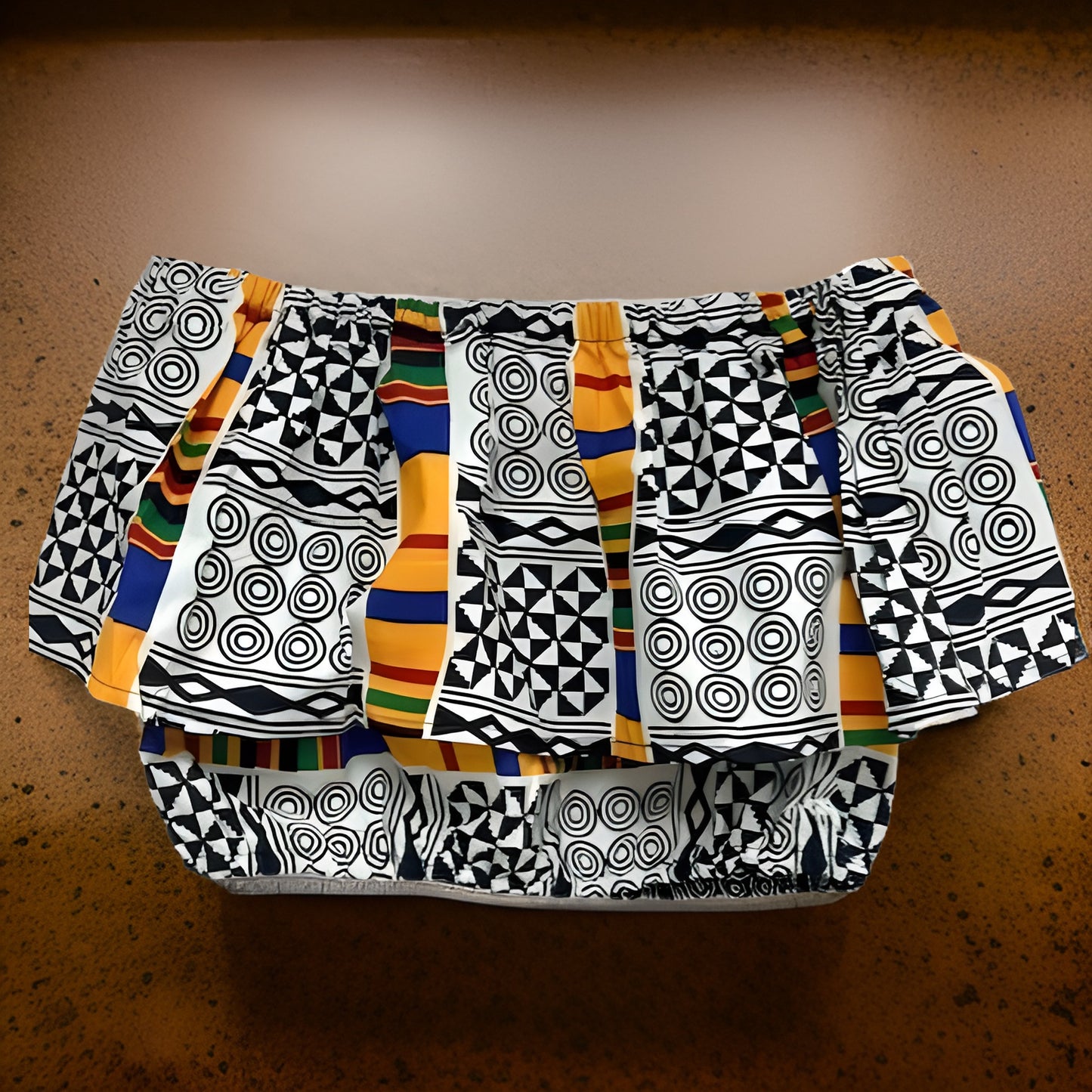 African Tribal Print Crop Top - Premium African Apparel from MAGOS - Just $12! Shop this and more African Apparel now