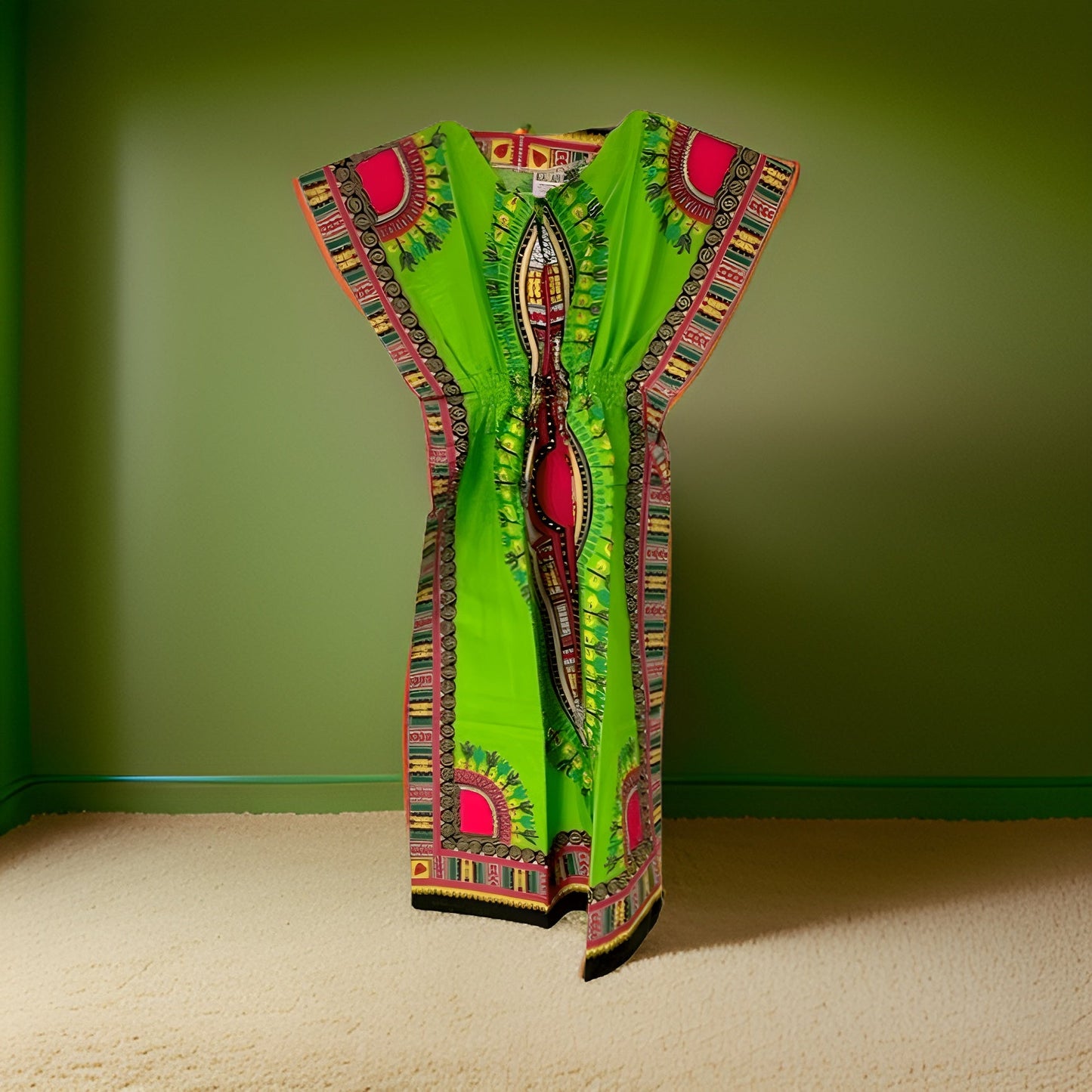 Girl's Dashiki Kaftan Dress - Premium African Apparel from MAGOS - Just $16! Shop this and more African Apparel now