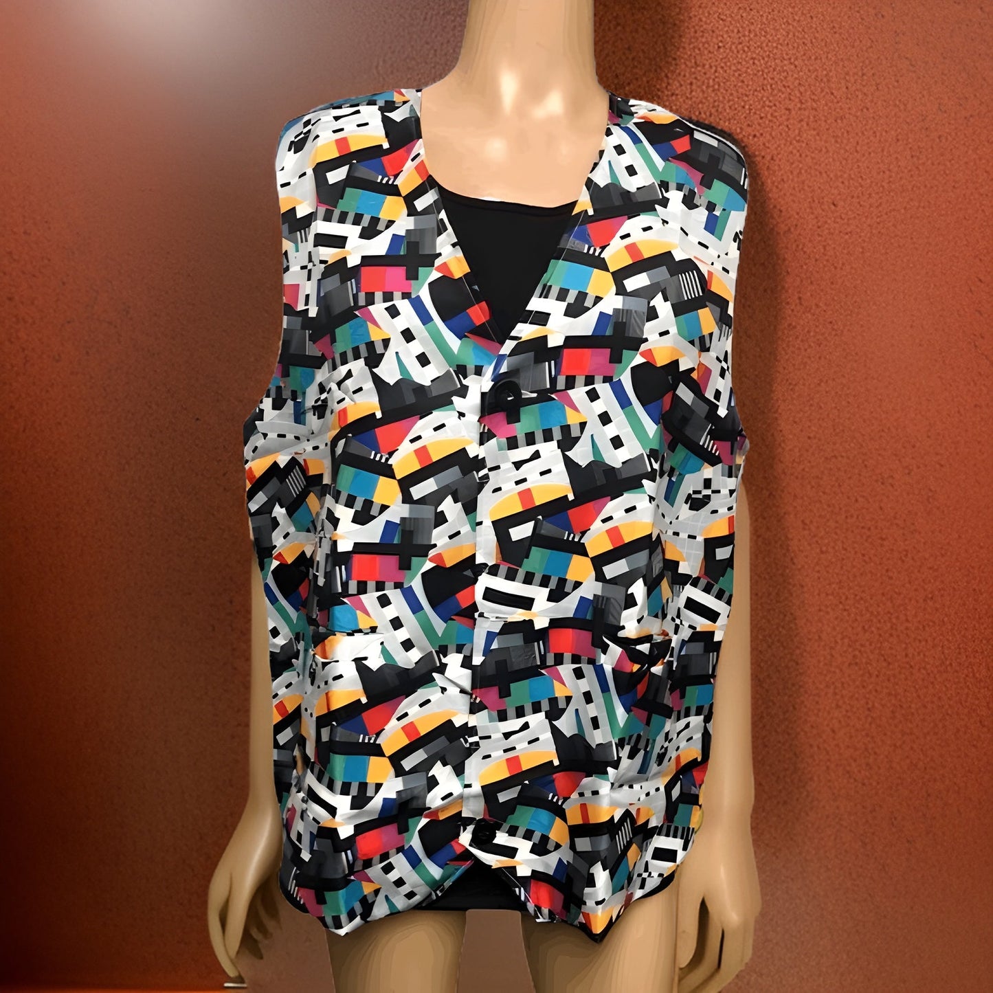 Men's Muilti-Print Vest - Premium Other Fashions from MAGOS - Just $10! Shop this and more Other Fashions now
