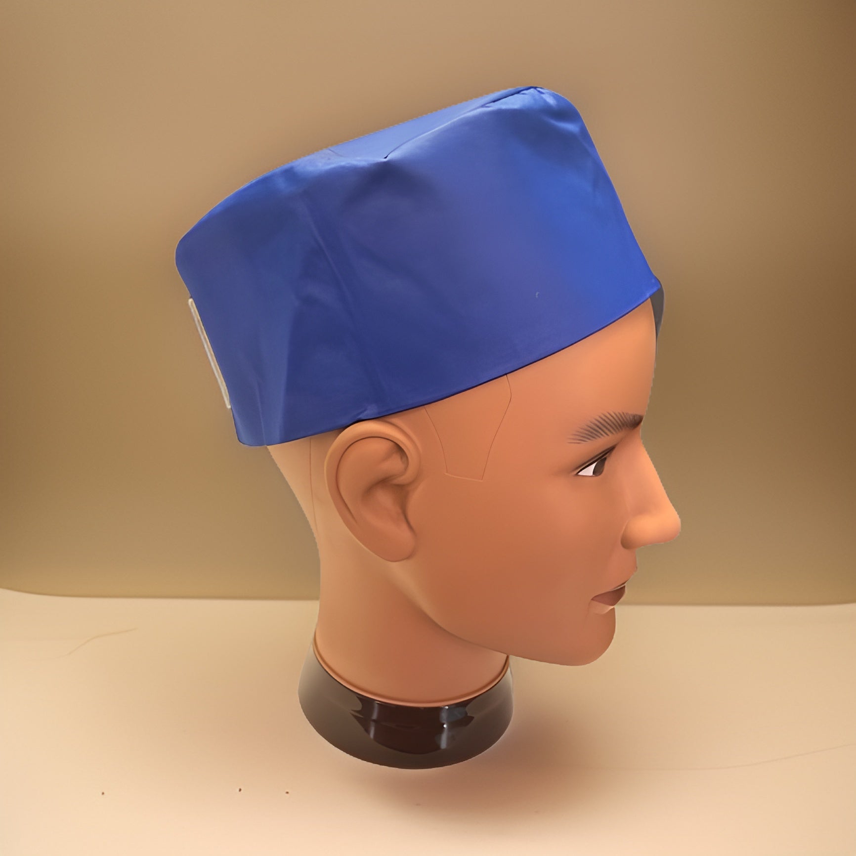 Men's Solid Color Royal Blue Kufi Hat - Premium African Accessories from MAGOS - Just $16! Shop this and more African Accessories now