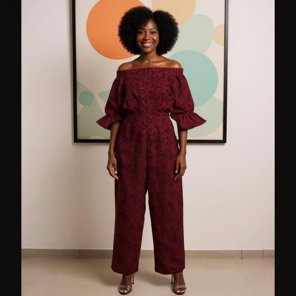 Women's Ankara Print Pants Set