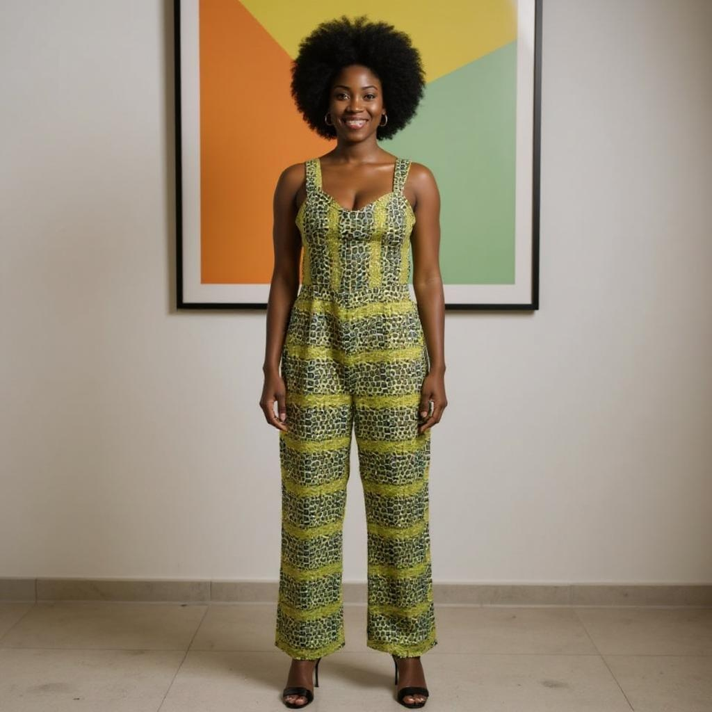 Made in Africa Ankara African Print Jumpsuit