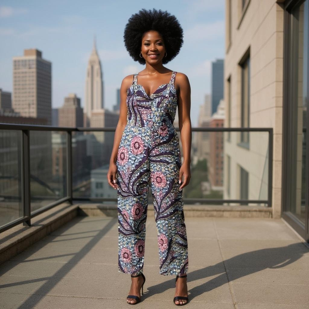 Made in Africa Ankara African Print Jumpsuit