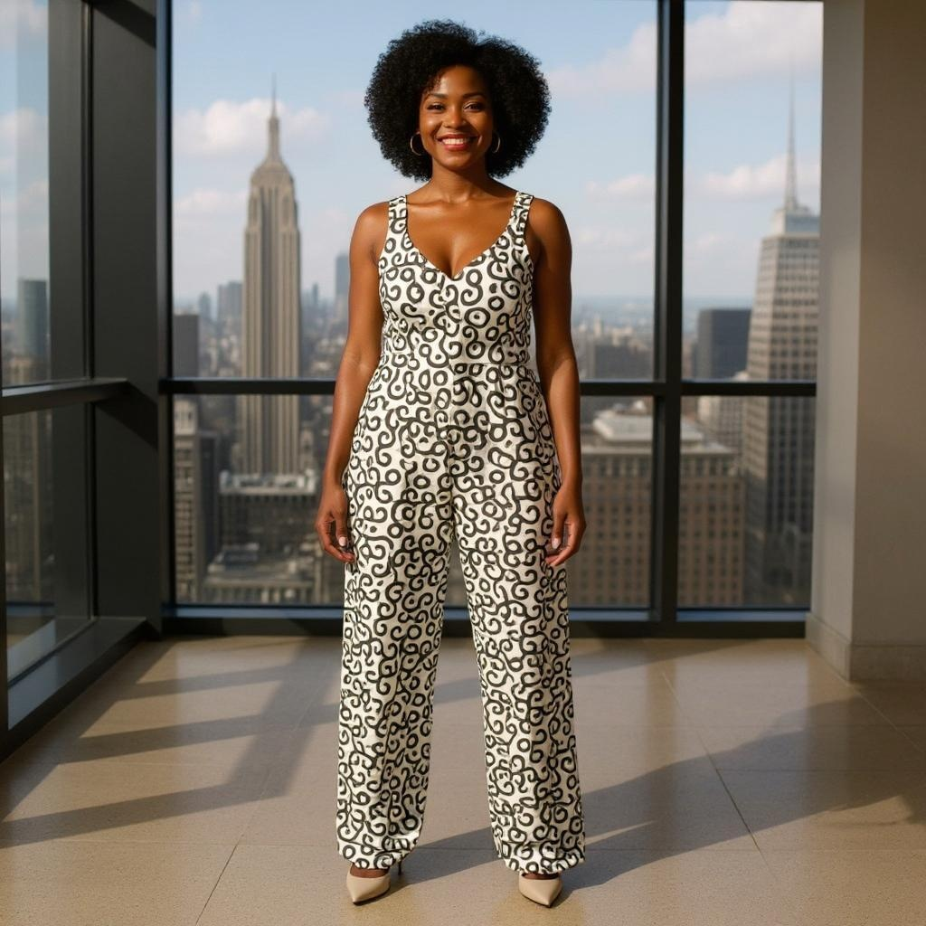 Made in Africa Ankara African Print Jumpsuit