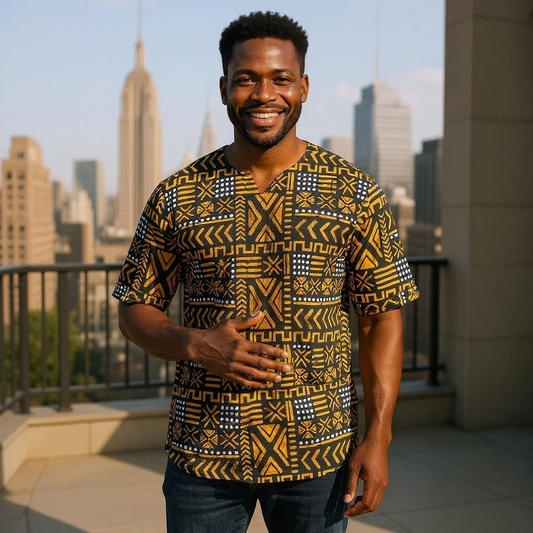 Men's Dashiki Short Sleeve Shirt
