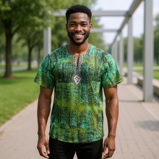 Ghanaian African Dashiki Tops (Unisex)