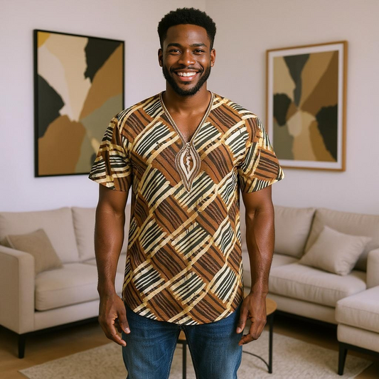 Ghanaian African Dashiki Tops (Unisex)
