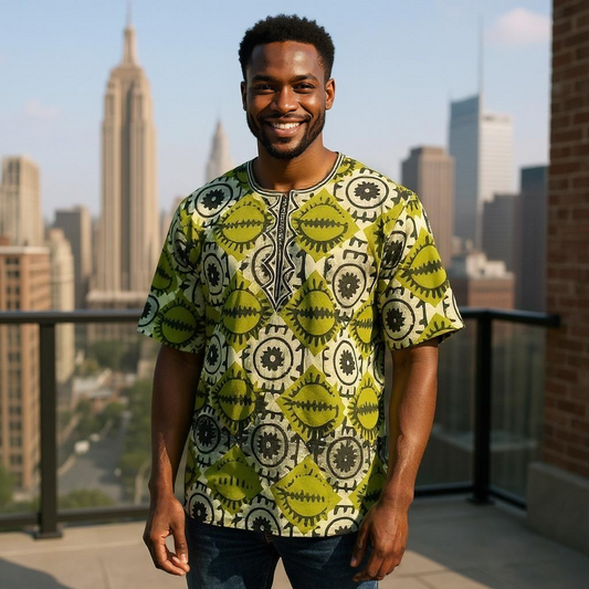 Ghanaian African Dashiki Tops (Unisex)