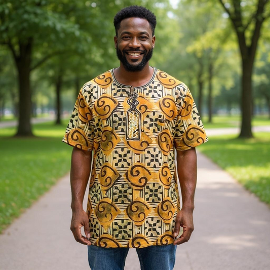 Ghanaian African Dashiki Tops (Unisex)