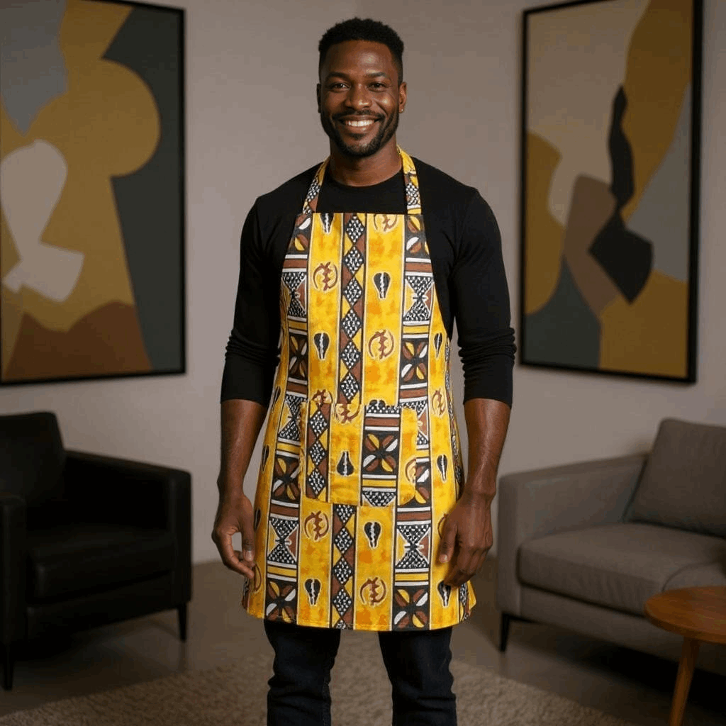 African Print Aprons