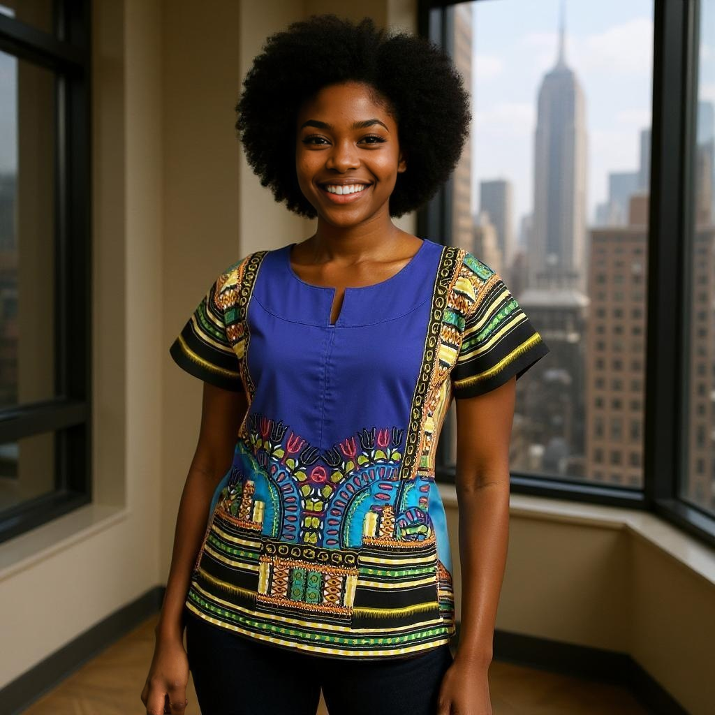 Traditional Unisex Dashiki Shirts (X-Small Sizes)