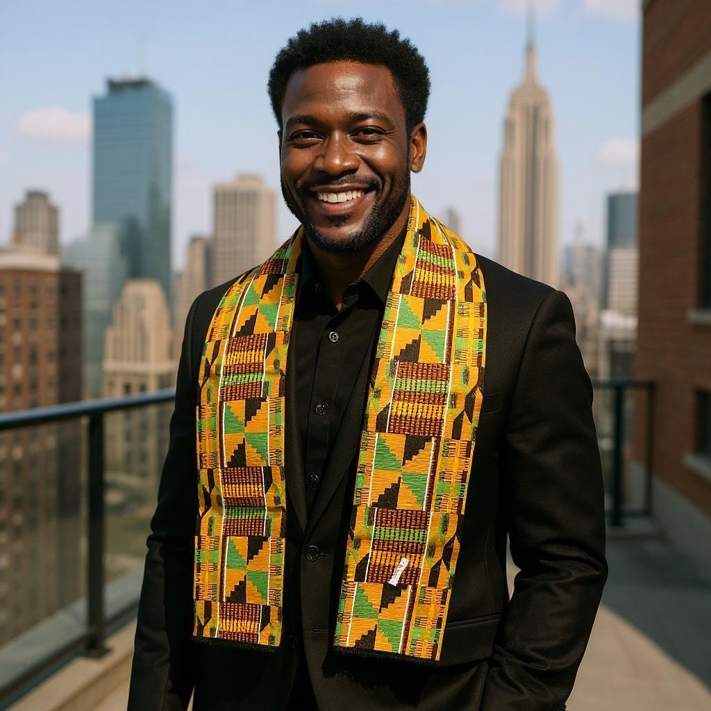 Men's African Print Stoles