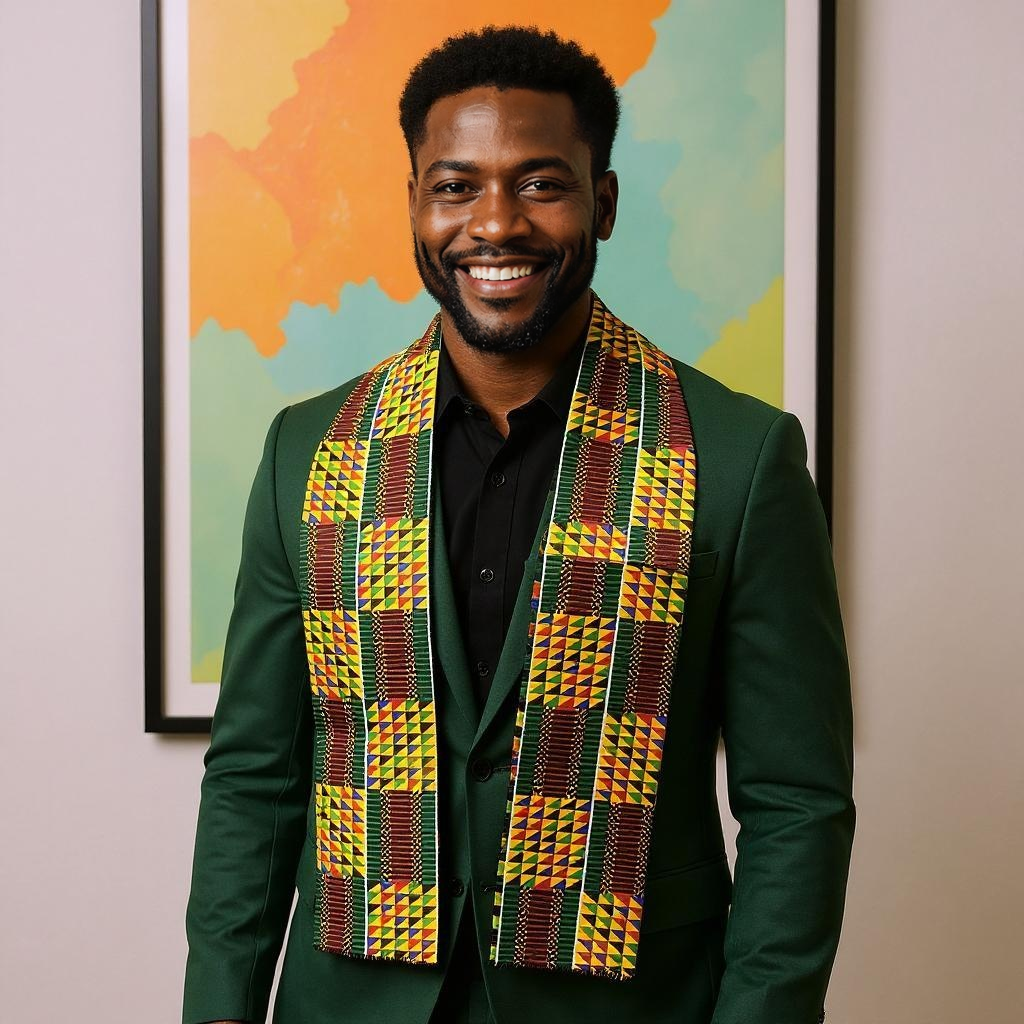 Men's African Print Stoles