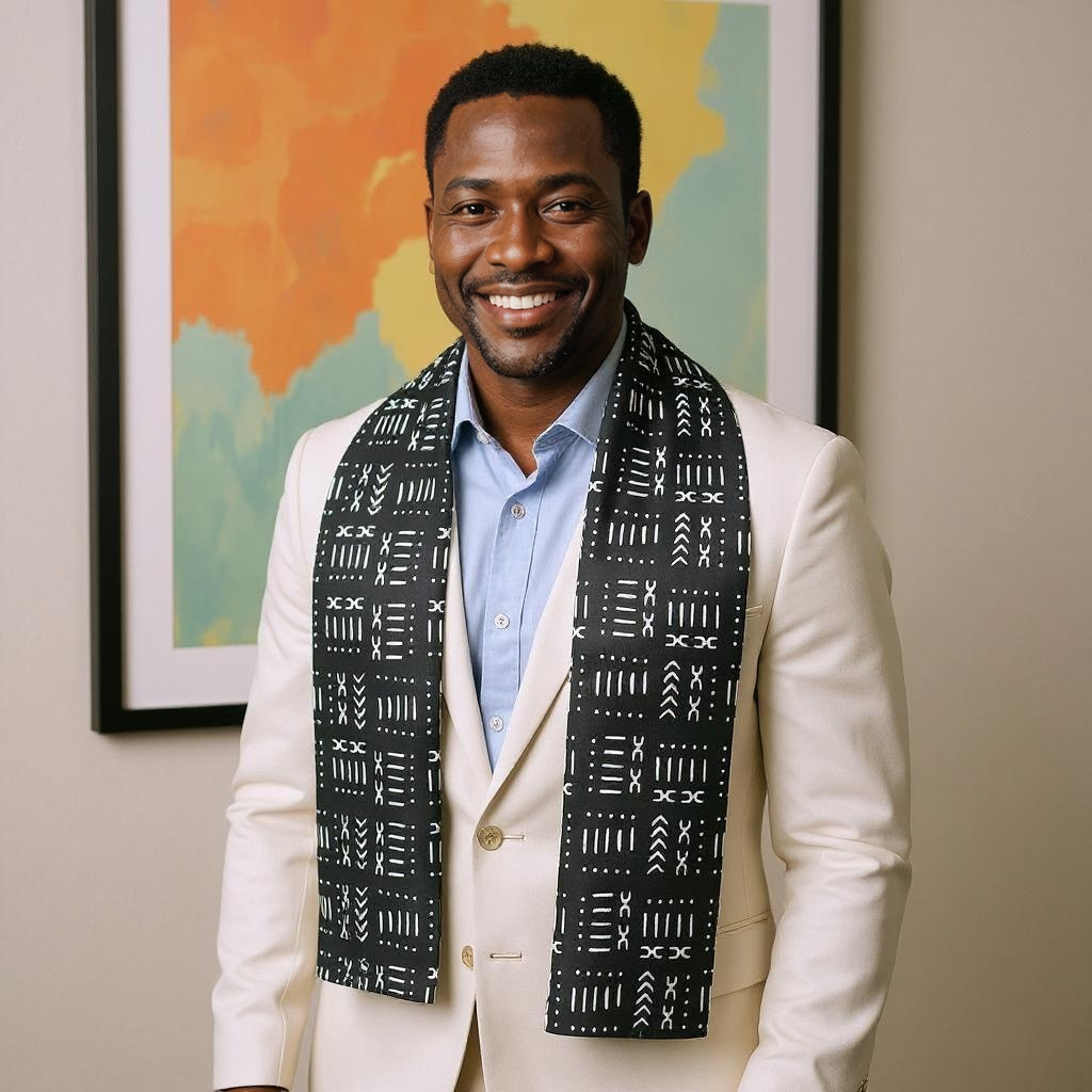 Men's African Print Stoles