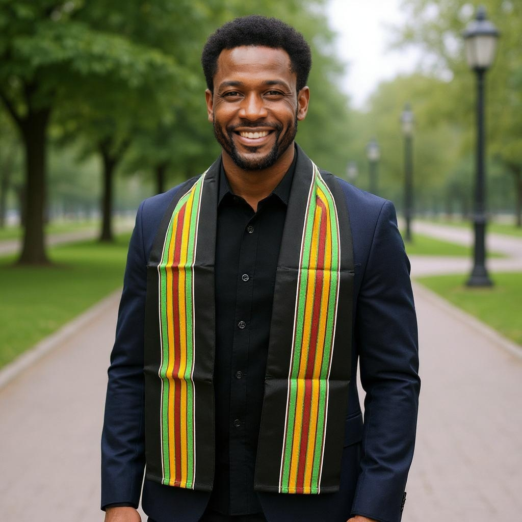 Men's African Print Stoles