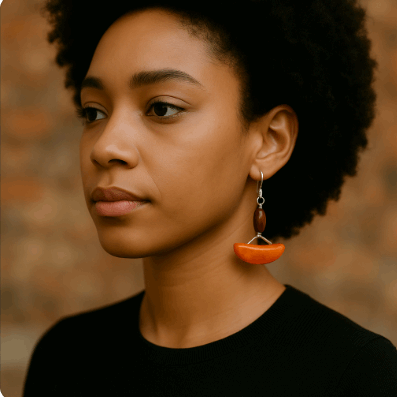 African Style Dangling Earrings