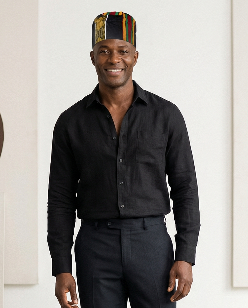 Classic Kente Print African Cap