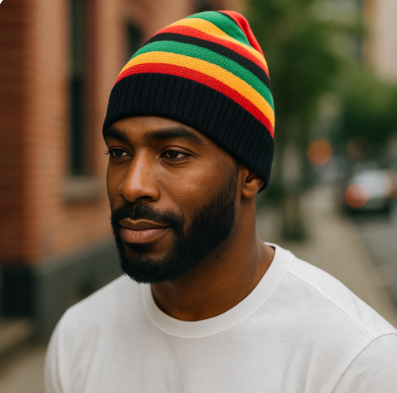 Jamaica Reggae Rasta Hip Pop Marley Winter Slouch Beanie Knit Hat