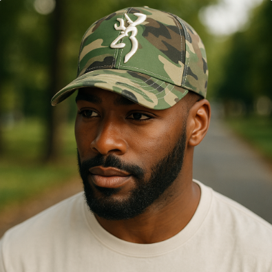 Military Camo 3D Embroidered Baseball Cap