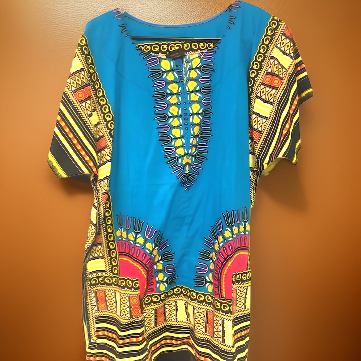 Traditional Print Unisex Dashiki Shirts (Large Size) - Premium African Apparel from MAGOS - Just $23! Shop this and more African Apparel now