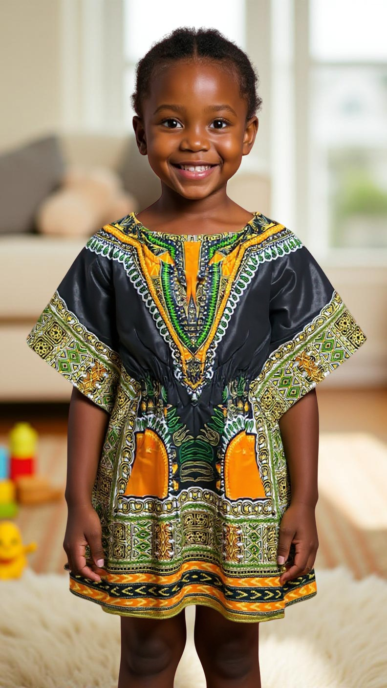 Girl's Bobin Dashiki Top/Dress