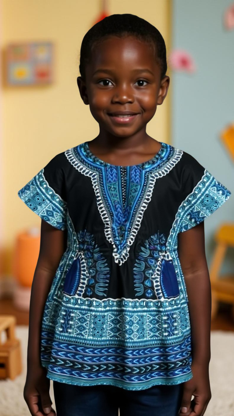 Girl's Bobin Dashiki Top/Dress