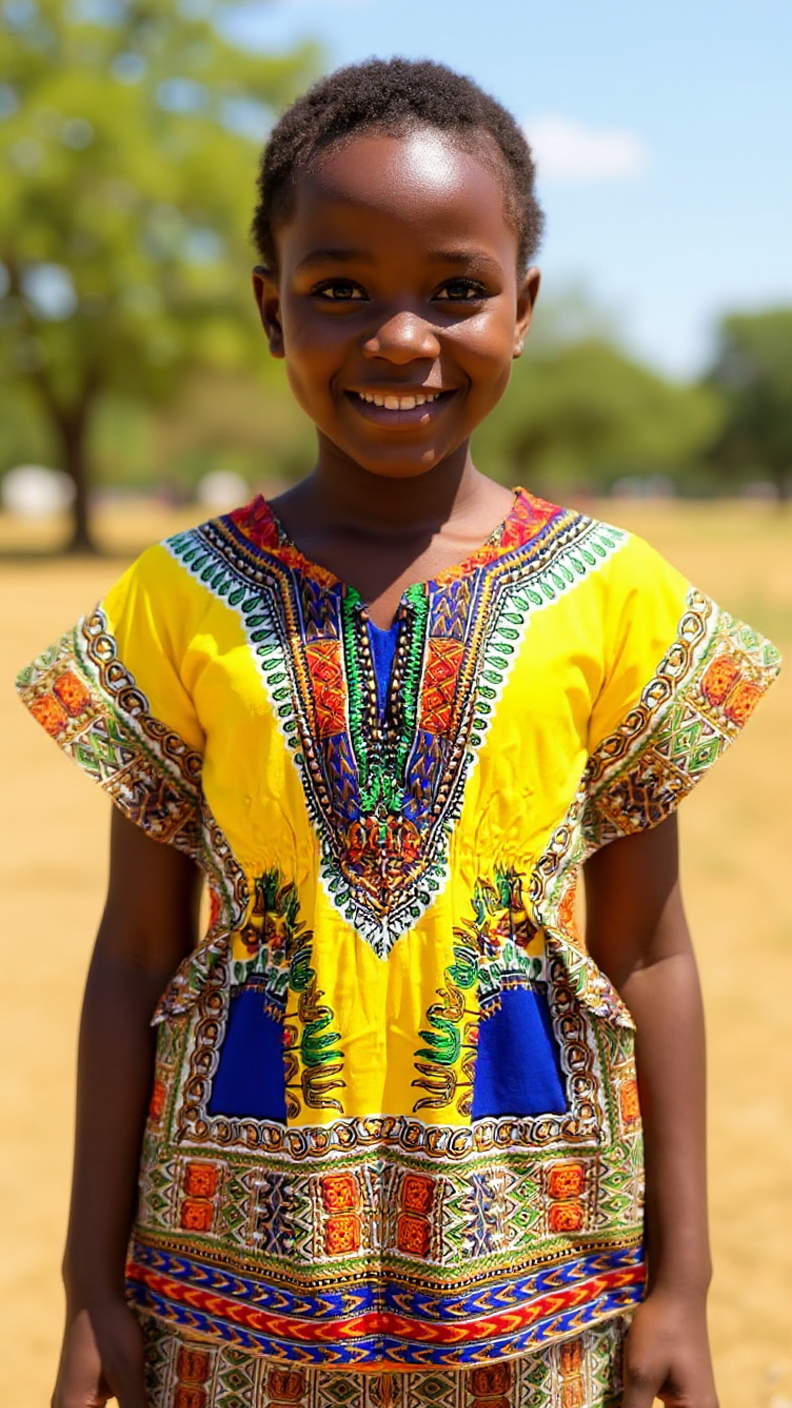 Girl's Bobin Dashiki Top/Dress