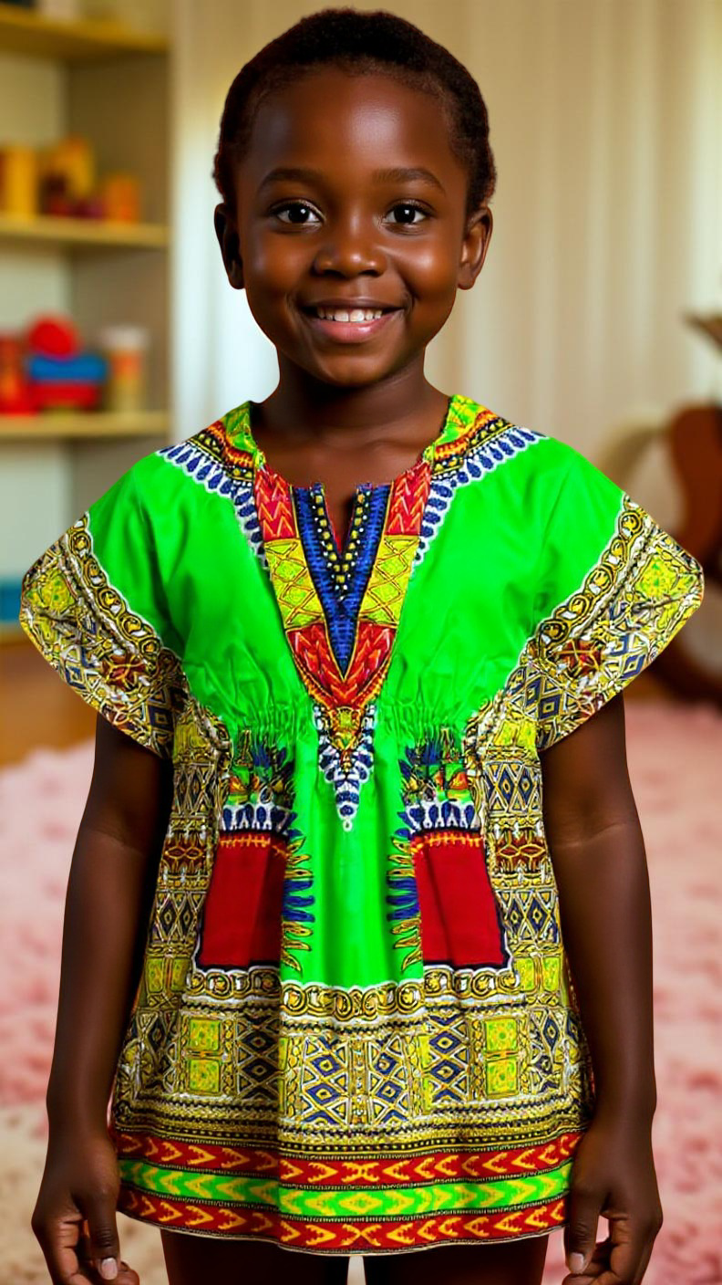 Girl's Bobin Dashiki Top/Dress