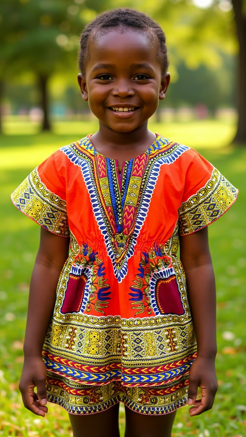 Girl's Bobin Dashiki Top/Dress
