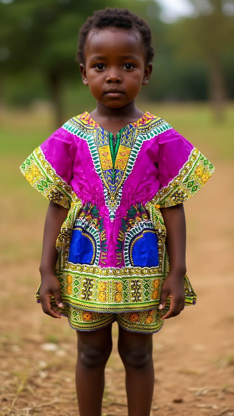 Girl's Bobin Dashiki Top/Dress