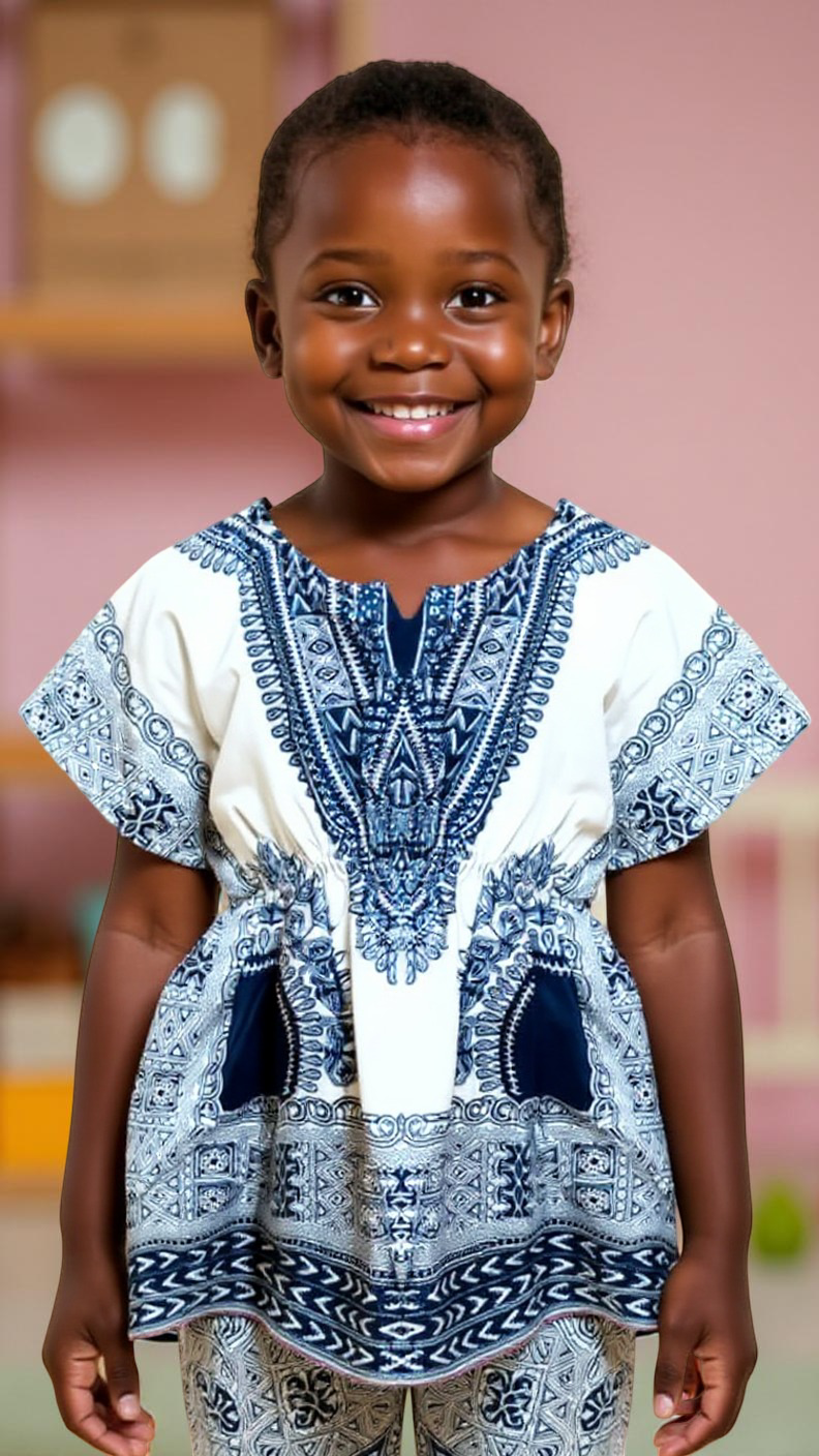 Girl's Bobin Dashiki Top/Dress