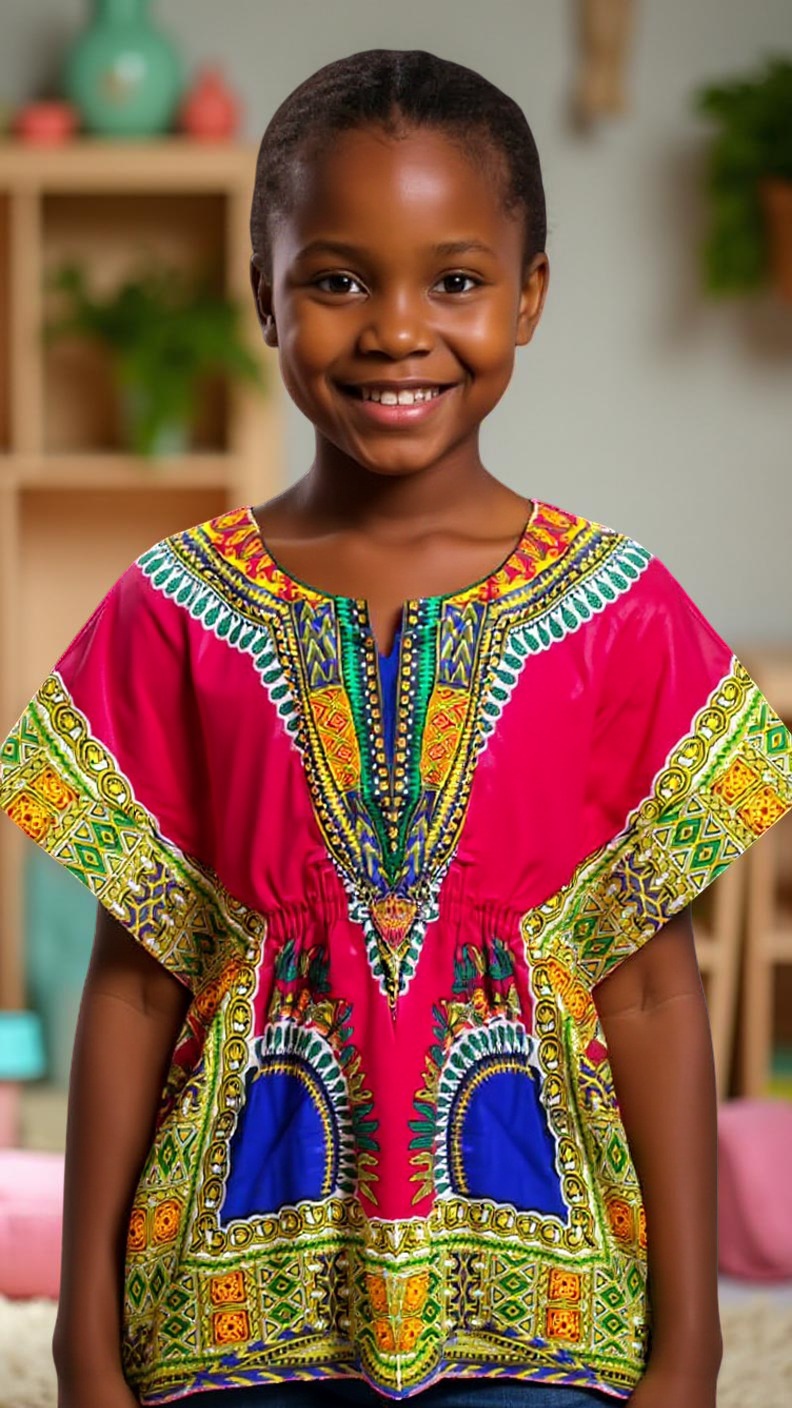 Girl's Bobin Dashiki Top/Dress