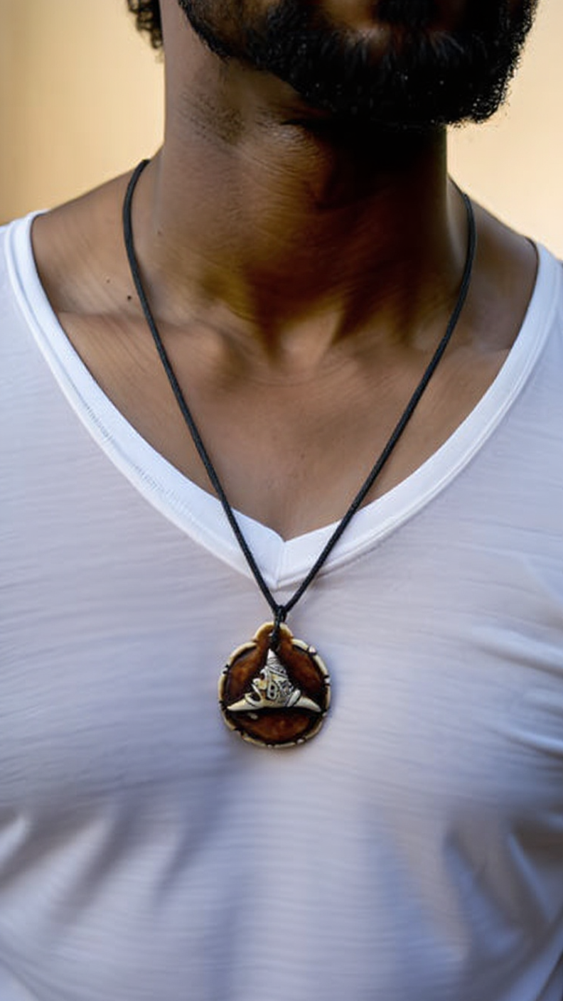 Men's Handcrafted Tribal Necklace