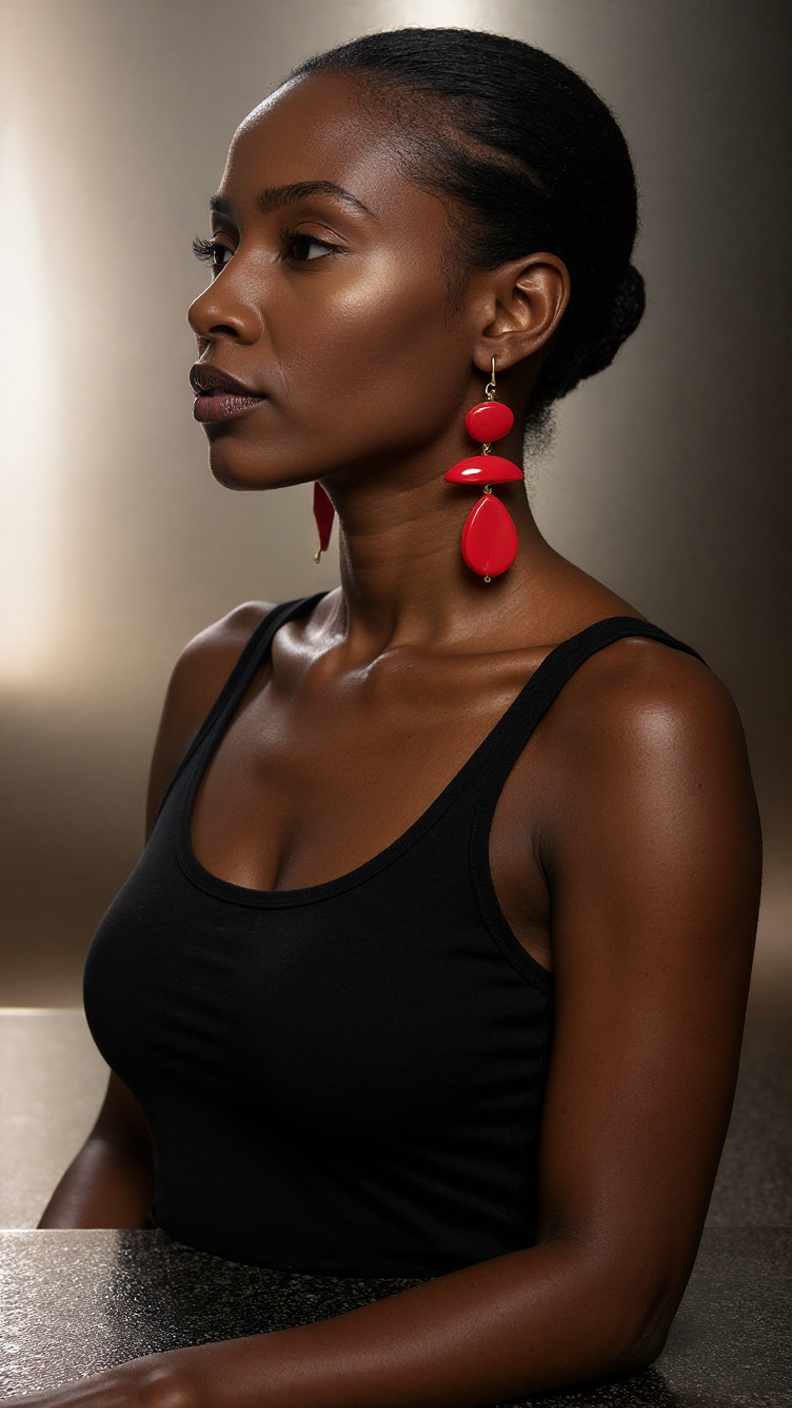 Solid Color Fashion Bone Earrings