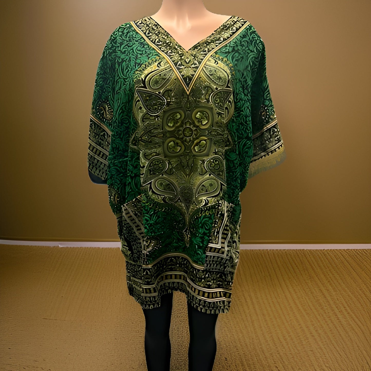 Women's Dashiki Print Tunic - Premium African Apparel from MAGOS - Just $18! Shop this and more African Apparel now