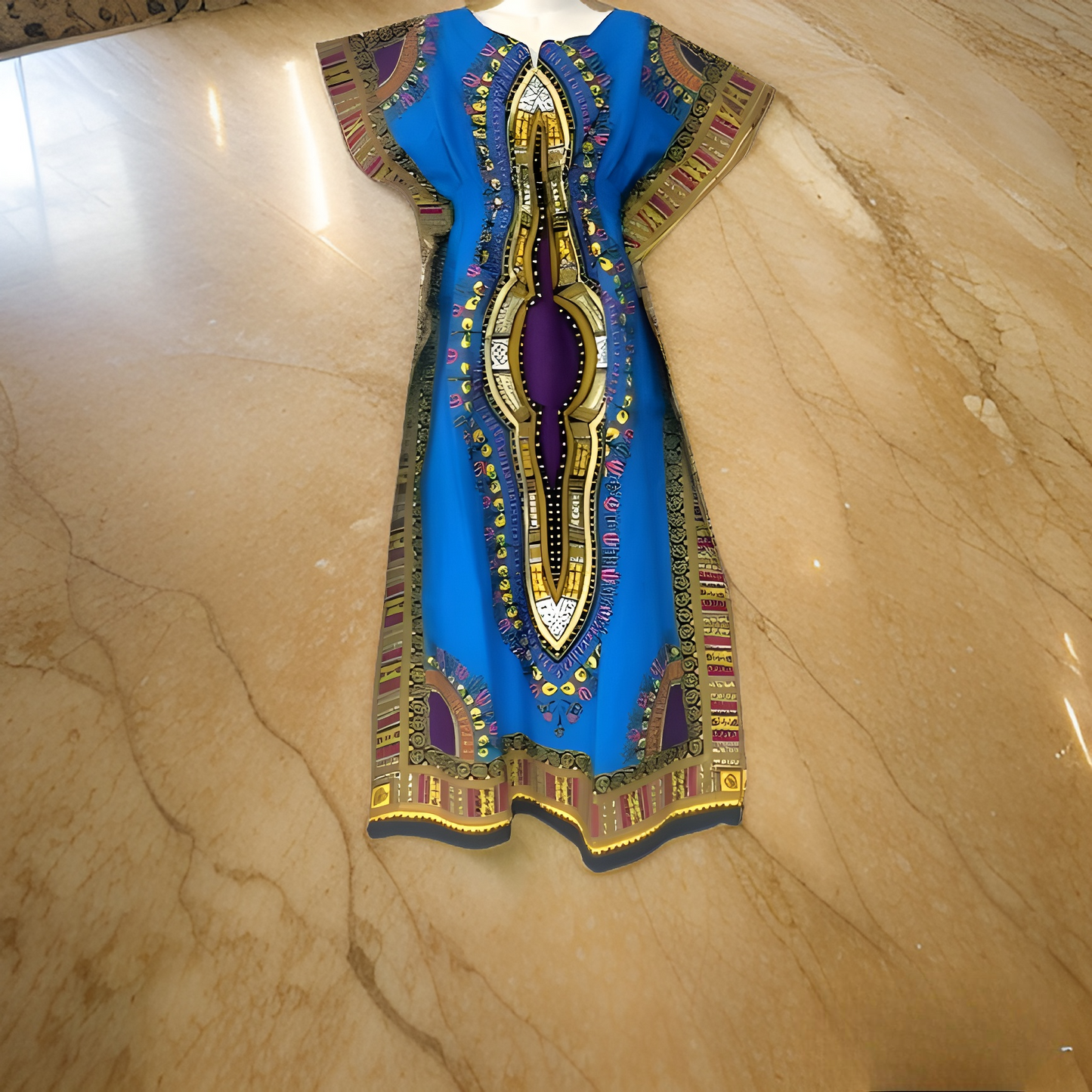 Girl's Dashiki Kaftan Dress - Premium African Apparel from MAGOS - Just $16! Shop this and more African Apparel now