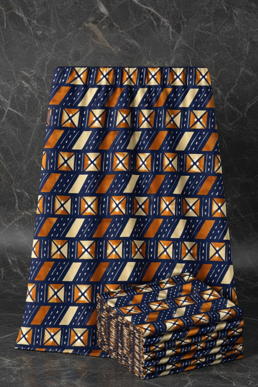 African Print Ankara Fabric 6yrds (qa4)