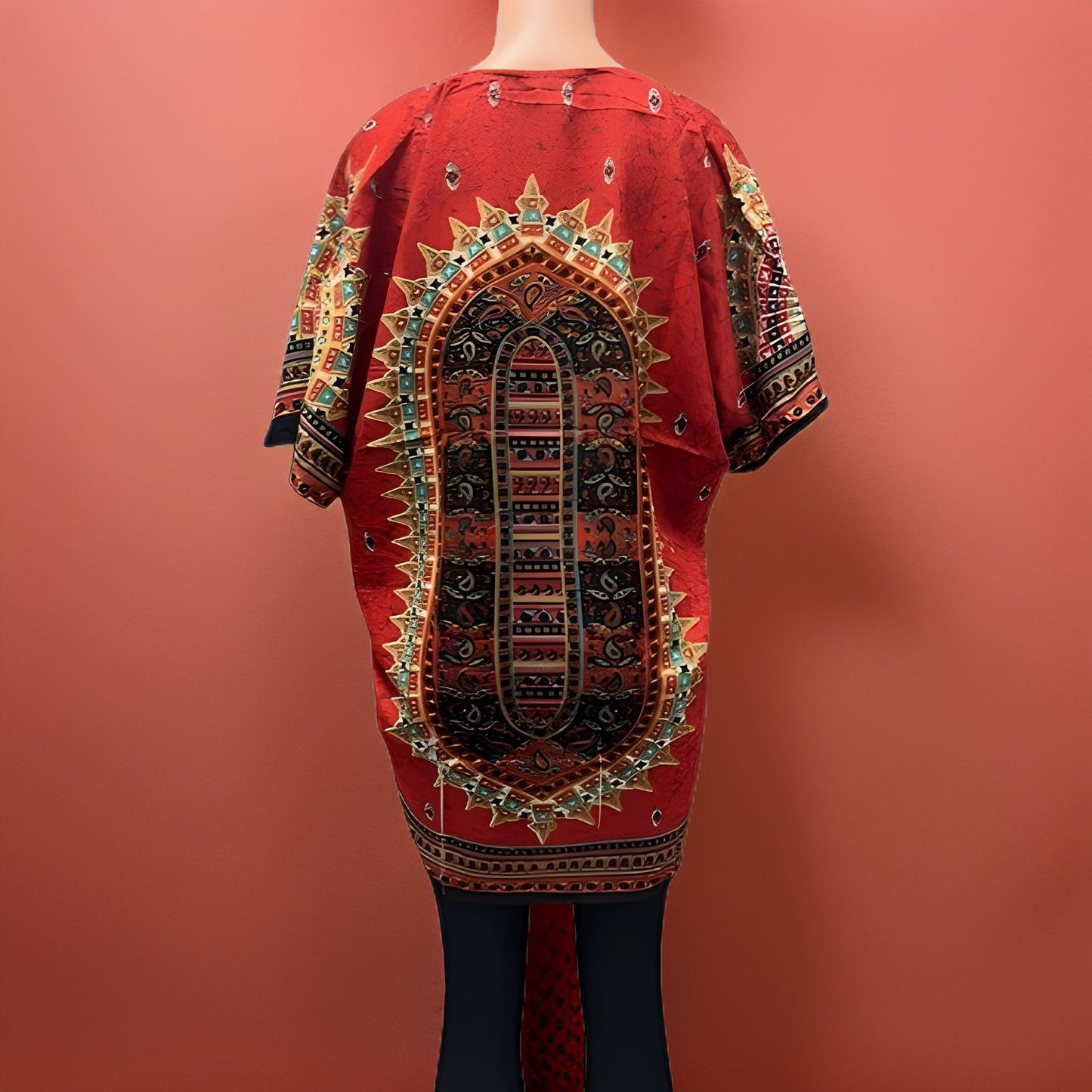 Women's Dashiki Print Tunic - Premium African Apparel from MAGOS - Just $18! Shop this and more African Apparel now