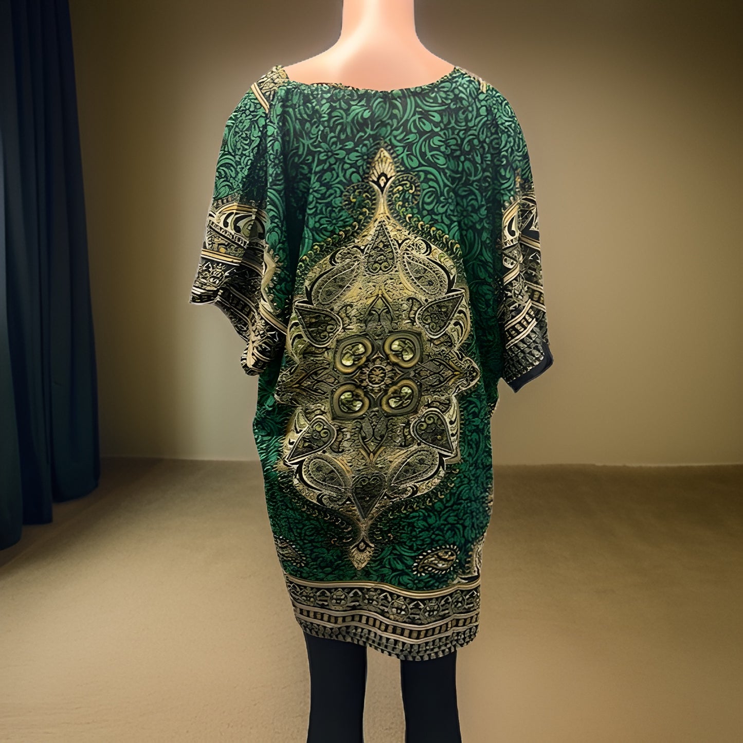 Women's Dashiki Print Tunic - Premium African Apparel from MAGOS - Just $18! Shop this and more African Apparel now