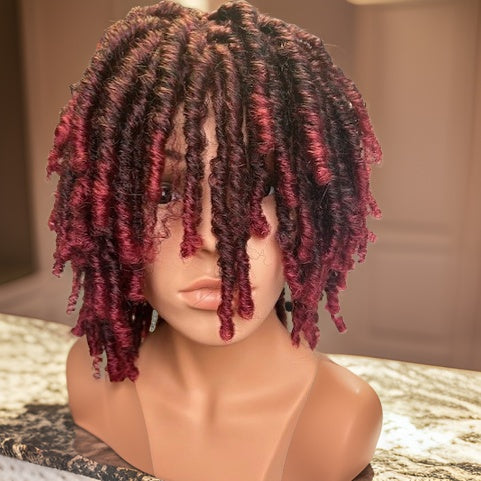 Dreadlock Twisted Afro Wig (T1B/Burg) - Premium Hair from MAGOS - Just $24.99! Shop this and more Hair now