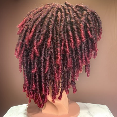 Dreadlock Twisted Afro Wig (T1B/Burg) - Premium Hair from MAGOS - Just $24.99! Shop this and more Hair now
