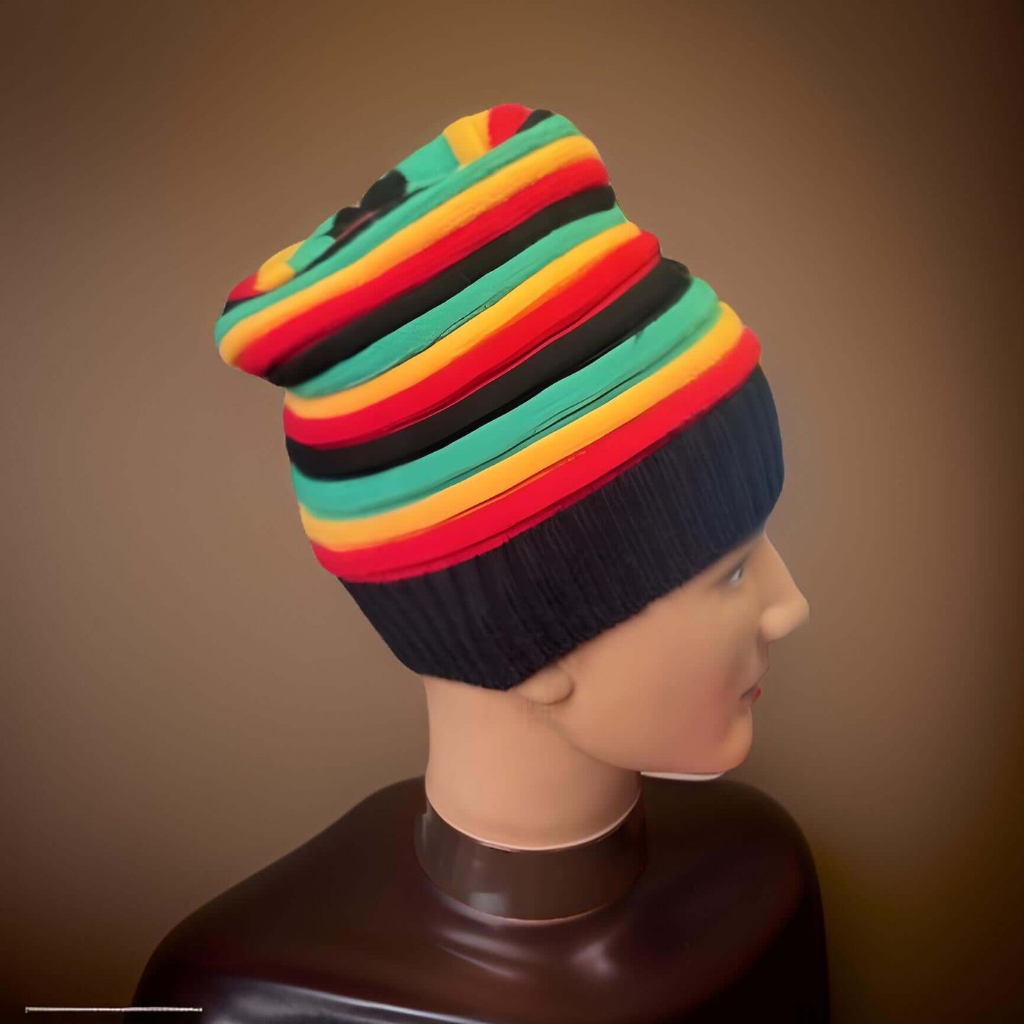 Jamaica Reggae Rasta Hip Pop Marley Winter Slouch Beanie Knit Hat - Premium African Accessories from MAGOS - Just $9.99! Shop this and more African Accessories now