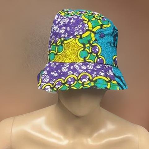 African Print Adult Unisex Bucket Hat - MAGOS